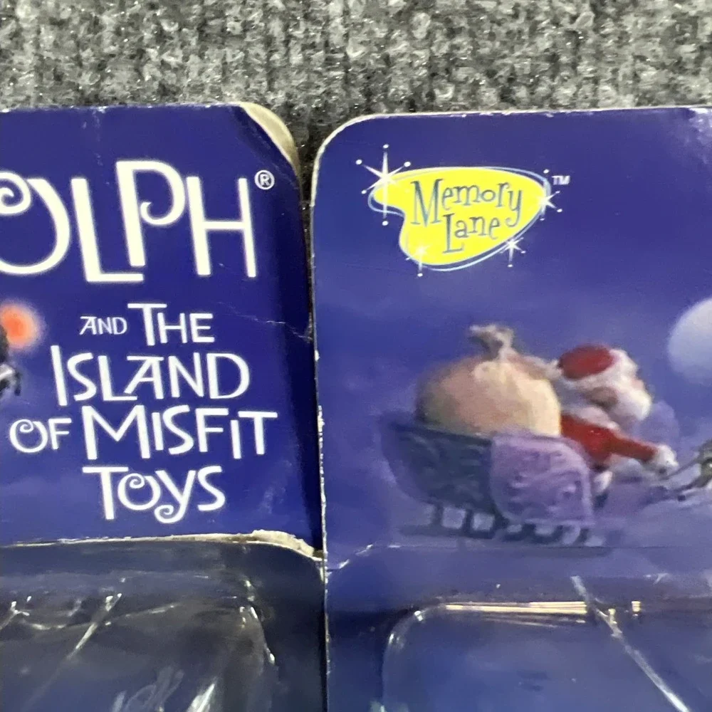 Vintage 2000 Playing Mantis Rudolph Island of Misfit Toys Figure Lot of 3 NIB
